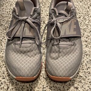 Nike Women's Gray and Orange Athletic Shoes